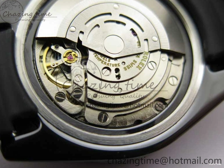 MiroTime 0122 Submariner 40mm Black Ceramic 5GF Best Edition Black Dial on Black Rubber Strap SA Unique 2464